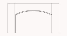 flat top raised panel door